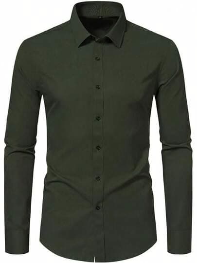 Olive Command Dress Shirt