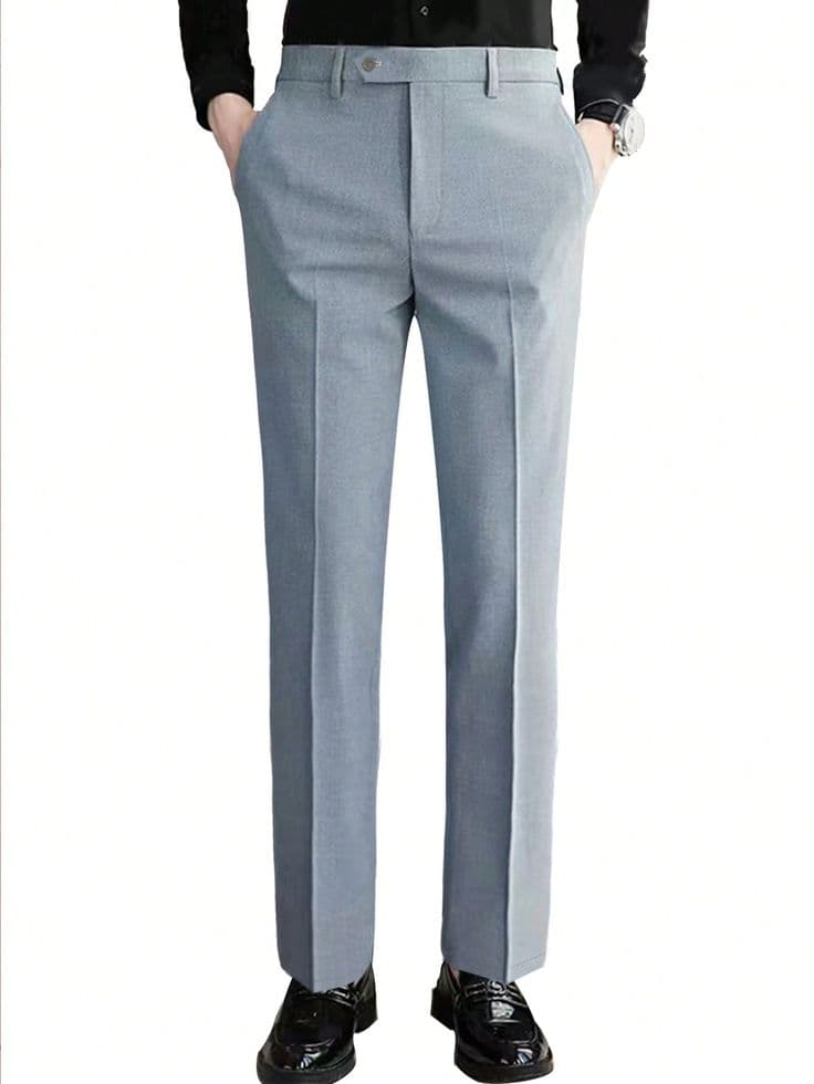 Slate Grey Tailored Trousers