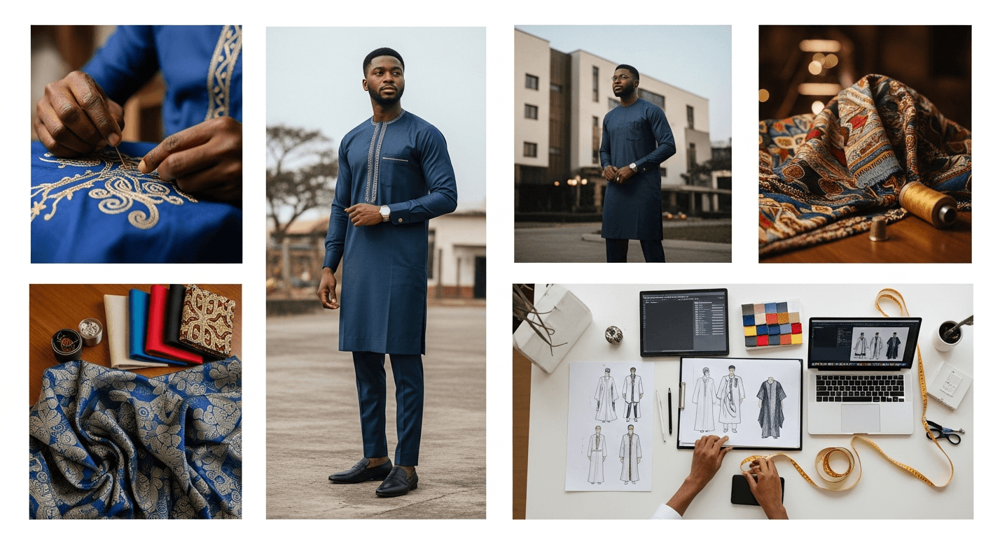 Elevating Traditional Nigerian Menswear with High-End Kaftans