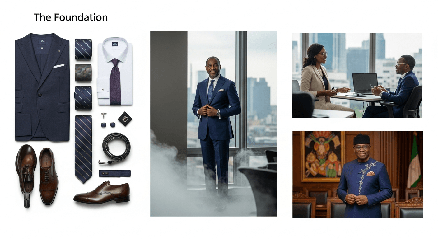 Creating the Professional Wardrobe of a Nigerian CEO from the Ground Up