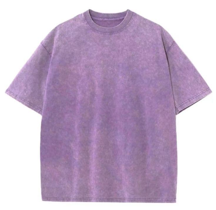 Amethyst Acid-Wash Oversized Tee